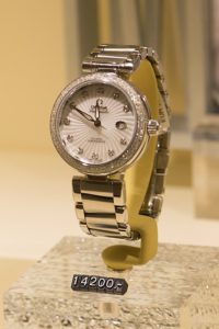 Ladies Diamond Studded Omega Watch